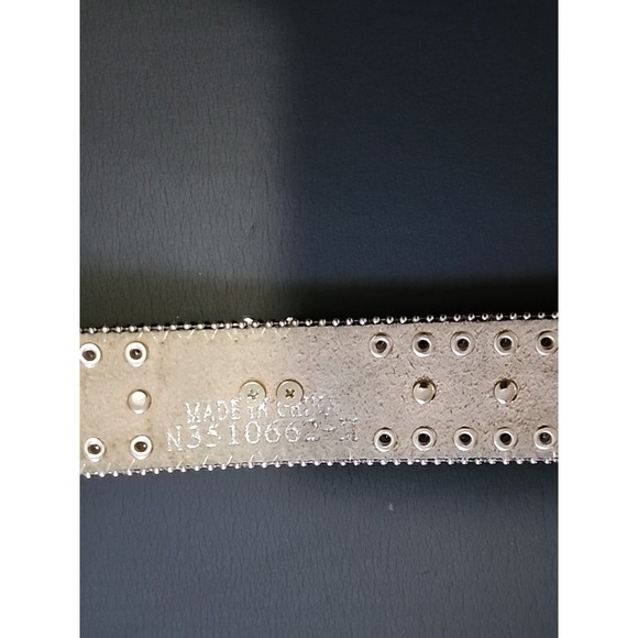 Blazin Roxx Leather Belt Western Cowgirl Zebra Rhinestones Ranch Rodeo M - Picture 7 of 7